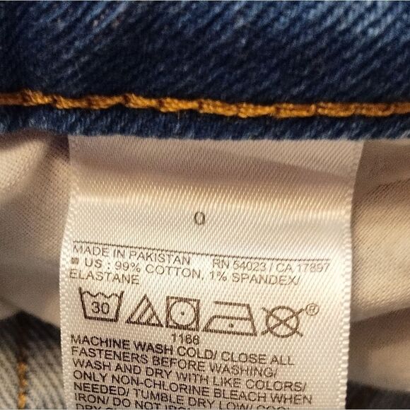 Old Navy jeans sz 0 Loose fit Low Rise z4 - Picture 4 of 4